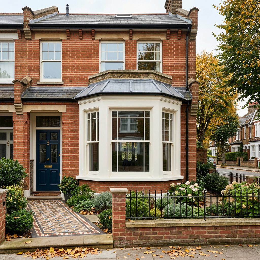 Replacing Bay Sash Windows in a South West London Period Home